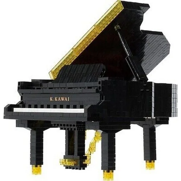 Kawada nanoblock NBM-055 KAWAI Grand Piano 4972825228890 (นาโนบล็อค) image 2 Kawada nanoblock NBM-055 KAWAI Grand Piano 4972825228890 (นาโนบล็อค) image 2