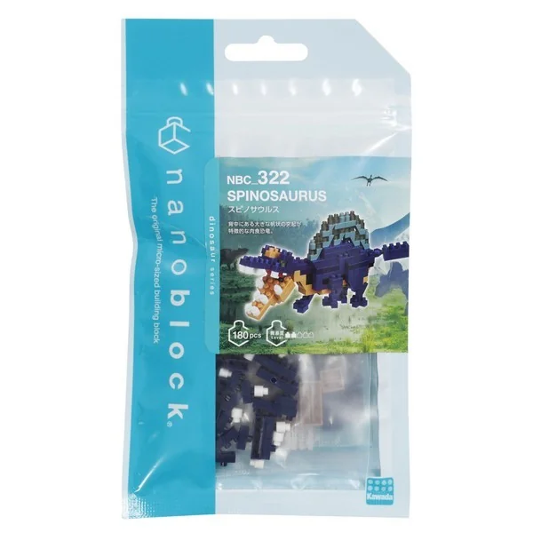 Kawada nanoblock NBC_322 Spinosaurus 4972825218587 (นาโนบล็อค) image 1