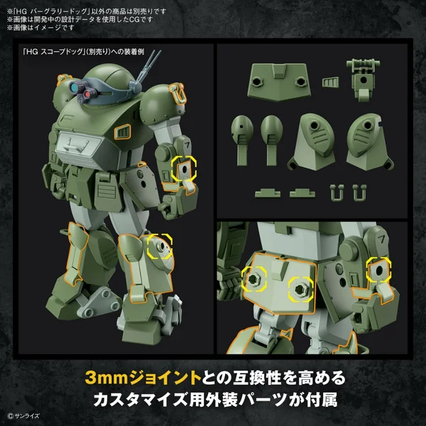 Bandai HG Burglary Dog 4573102663801 (Plastic Model) image 9 Bandai HG Burglary Dog 4573102663801 (Plastic Model) image 9