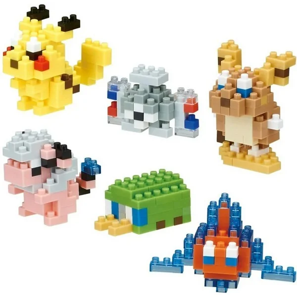 Kawada nanoblock mininano NBMC_08S Pokemon Electric Type (Box of 6) 4972825218211 (นาโนบล็อ image 3 Kawada nanoblock mininano NBMC_08S Pokemon Electric Type (Box of 6) 4972825218211 (นาโนบล็อ image 3
