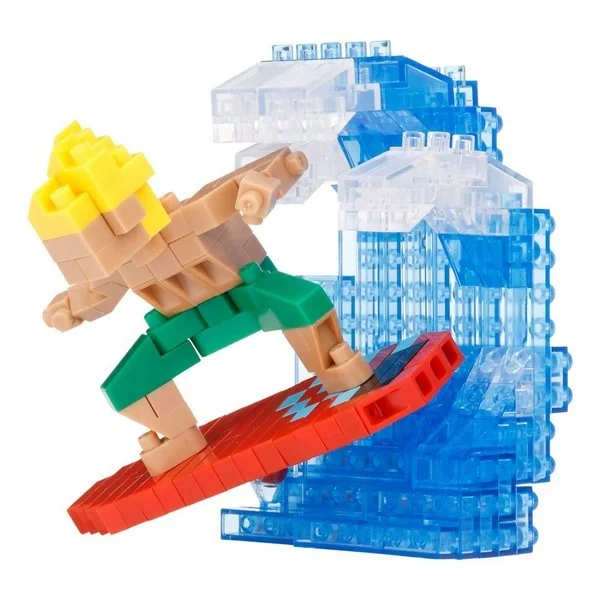 Kawada nanoblock NBC_409 Surfing 4972825236314 (นาโนบล็อค) image 2 Kawada nanoblock NBC_409 Surfing 4972825236314 (นาโนบล็อค) image 2