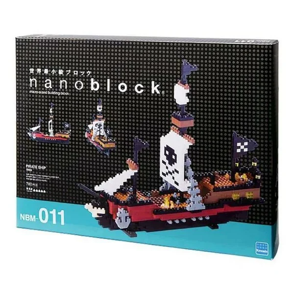 Kawada nanoblock NBM-011 Pirate Ship 4972825149836 (นาโนบล็อค) image 1 Kawada nanoblock NBM-011 Pirate Ship 4972825149836 (นาโนบล็อค) image 1