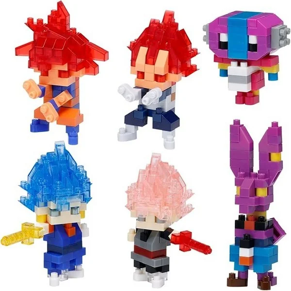 Kawada nanoblock mininano NBMC_76S Dragon Ball Super (Box of 6) 4972825233344 (นาโนบล็อค) image 2 Kawada nanoblock mininano NBMC_76S Dragon Ball Super (Box of 6) 4972825233344 (นาโนบล็อค) image 2