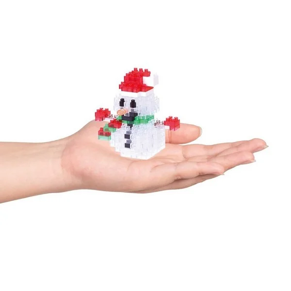 Kawada nanoblock NBC_154 Snowman 4972825201084 (นาโนบล็อค) image 3 Kawada nanoblock NBC_154 Snowman 4972825201084 (นาโนบล็อค) image 3