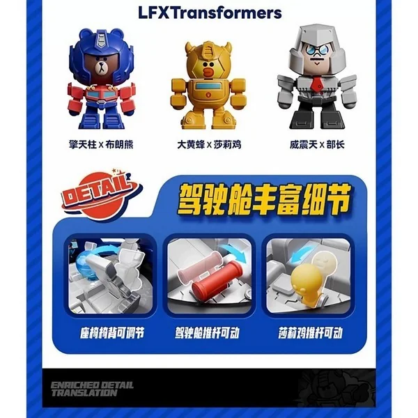 Blokees Transformers 73517 Mokoo Mega Optimus Prime x Brown 810181531244 (Figure) image 4 Blokees Transformers 73517 Mokoo Mega Optimus Prime x Brown 810181531244 (Figure) image 4