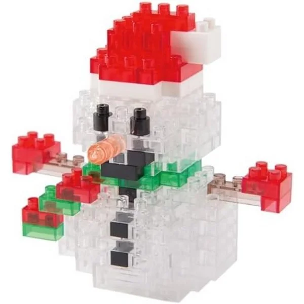 Kawada nanoblock NBC_154 Snowman 4972825201084 (นาโนบล็อค) image 2 Kawada nanoblock NBC_154 Snowman 4972825201084 (นาโนบล็อค) image 2