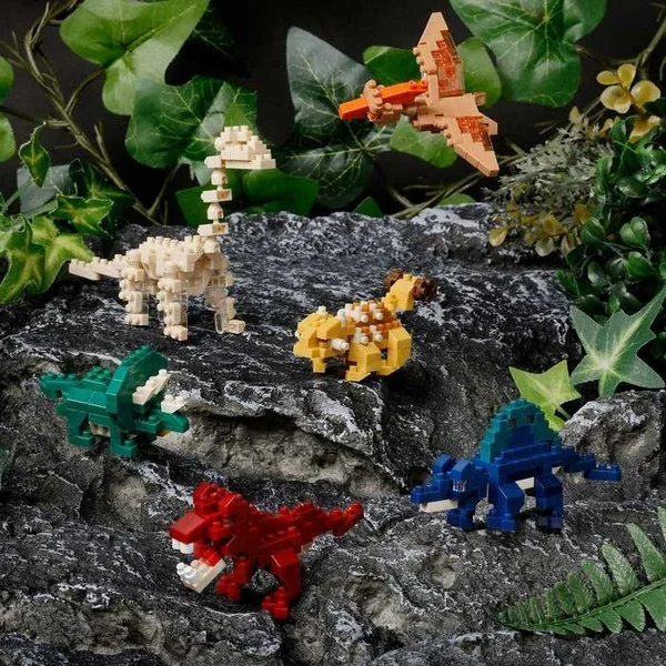 Kawada nanoblock mininano NBMC_68S Dinosaur (Box of 6) 4972825228623 (นาโนบล็อค) image 3 Kawada nanoblock mininano NBMC_68S Dinosaur (Box of 6) 4972825228623 (นาโนบล็อค) image 3