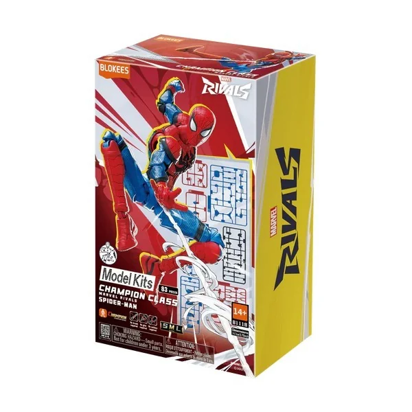 Blokees Marvel Rival 81118 Marvel Heroes Champion Class 06 Spider-Man 810181531664 (Plastic Model) image 1 Blokees Marvel Rival 81118 Marvel Heroes Champion Class 06 Spider-Man 810181531664 (Plastic Model) image 1