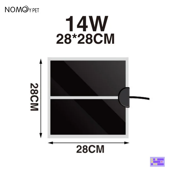 NOMOY PET Heating Pad 14W (28×28cm) แผ่นทำความร้อน ให้ความอบอุ่น สำหรับสัตว์เลื้อยคลาน image 3