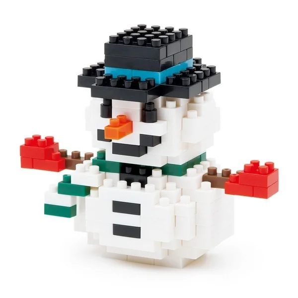 Kawada nanoblock NBC_064 Snowman 4972825143605 (นาโนบล็อค) image 2 Kawada nanoblock NBC_064 Snowman 4972825143605 (นาโนบล็อค) image 2