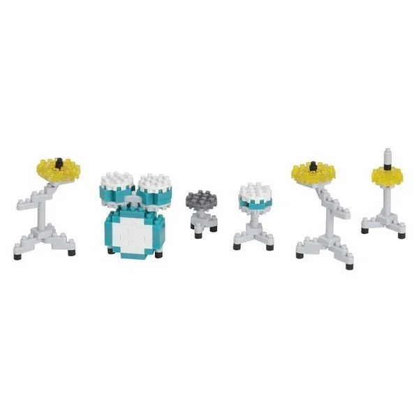 Kawada nanoblock NBC_348 Drum Set Green 4972825221402 (นาโนบล็อค) image 3 Kawada nanoblock NBC_348 Drum Set Green 4972825221402 (นาโนบล็อค) image 3