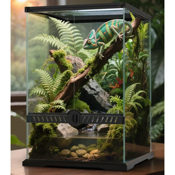 NOMOY PET Terrarium 30×30×45cm Tank ตู้กระจกเลี้ยงสัตว์ มาตราฐาน มีที่ล๊อก วางไฟได้ image 1 NOMOY PET Terrarium 30×30×45cm Tank ตู้กระจกเลี้ยงสัตว์ มาตราฐาน มีที่ล๊อก วางไฟได้ image 1