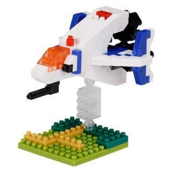 Kawada nanoblock NBCC_252 Xevious Solvalou 4972825234440 (นาโนบล็อค) image 2
