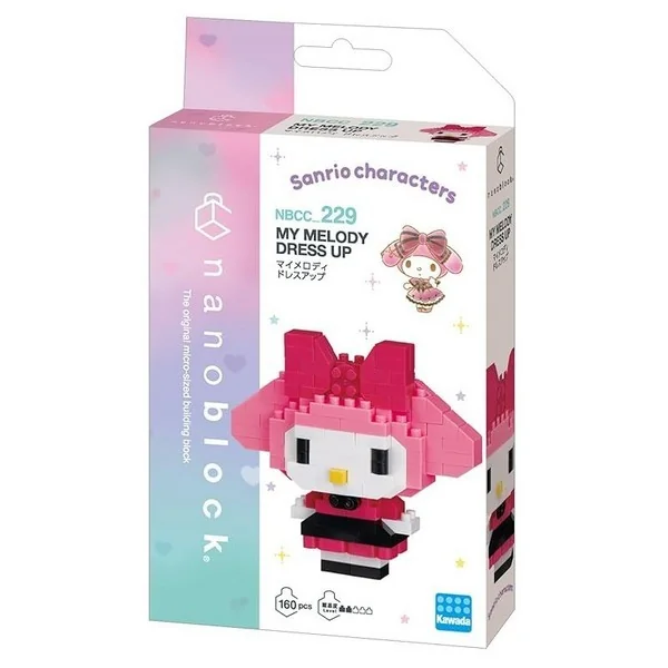 Kawada nanoblock Sanrio NBCC_229 My Melody Dress up 4972825233689 (นาโนบล็อค) image 1 Kawada nanoblock Sanrio NBCC_229 My Melody Dress up 4972825233689 (นาโนบล็อค) image 1