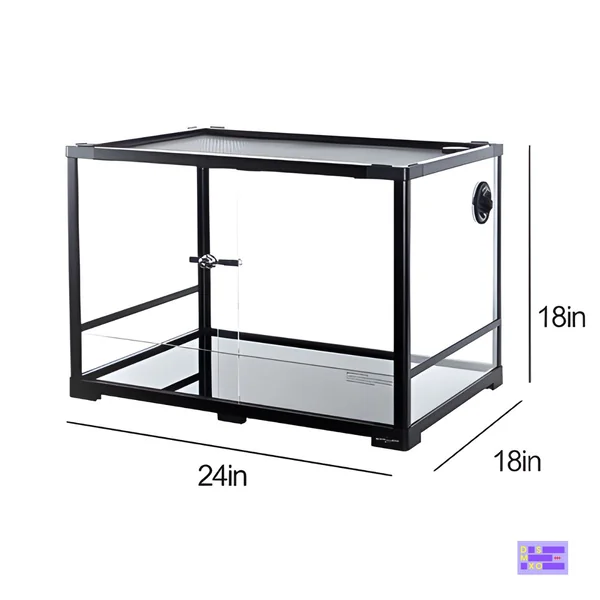 REPTIZOO - Terrarium 60×45×45cm (34 Gallon) ตู้เลี้ยงสัตว์เลื้อยคลาน ขนาด 34 แกลลอน สำหรับสัตว์เลื้อยคลาน กิ้งก่า งู ตุ๊กแก image 2 REPTIZOO - Terrarium 60×45×45cm (34 Gallon) ตู้เลี้ยงสัตว์เลื้อยคลาน ขนาด 34 แกลลอน สำหรับสัตว์เลื้อยคลาน กิ้งก่า งู ตุ๊กแก image 2