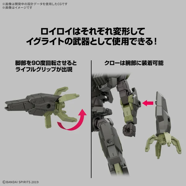 Bandai 30MM eEXM-40 Iglite 02 4573102688705 (Plastic Model) image 7