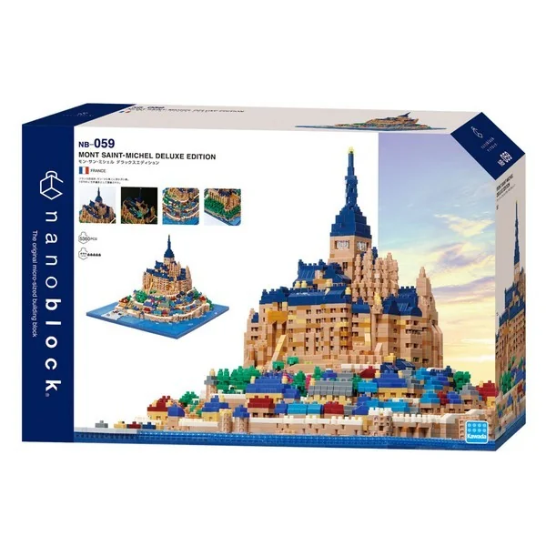 Kawada nanoblock NB-059 Mont Saint-Michel Deluxe Edition 4972825228449 (นาโนบล็อค) image 1 Kawada nanoblock NB-059 Mont Saint-Michel Deluxe Edition 4972825228449 (นาโนบล็อค) image 1