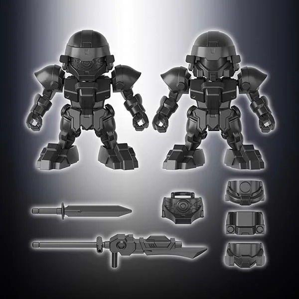Bandai SD Sangoku Soketsuden 28 Bug & Bu Dui Bing Set 4573102588562 (Plastic Model) image 2