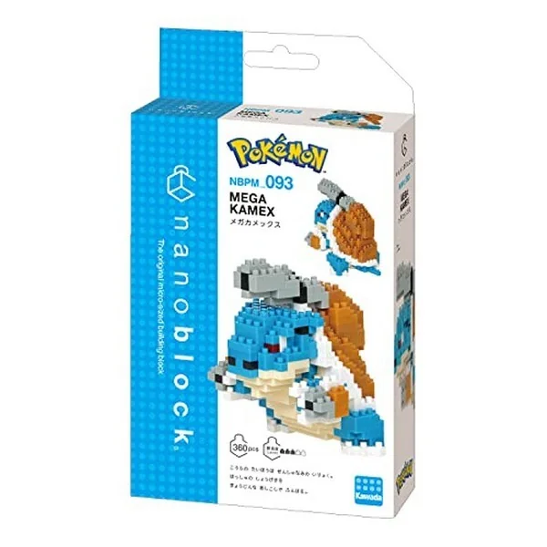 Kawada nanoblock NBPM_093 Mega Kamex (Mega Blastoise) 4972825224182 (นาโนบล็อค) image 1