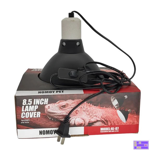 NOMOY PET Deep Lamp Cover 8.5" (with On/Off Switch) โคมไฟอลูมีเนียม ผิวด้าน สำหรับหลอดไฟสัตว์เลี้ยง ทนทาน image 2 NOMOY PET Deep Lamp Cover 8.5" (with On/Off Switch) โคมไฟอลูมีเนียม ผิวด้าน สำหรับหลอดไฟสัตว์เลี้ยง ทนทาน image 2