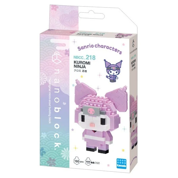 Kawada nanoblock Sanrio NBCC_218 Kuromi Ninja 4972825229118 (นาโนบล็อค) image 1