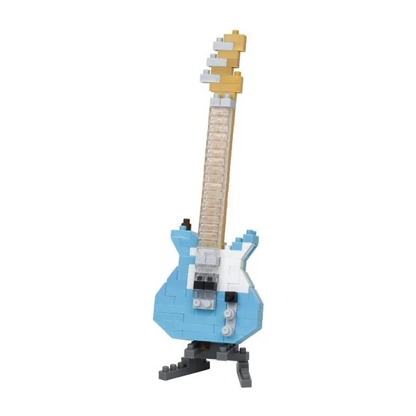 Kawada nanoblock NBC_346 Electric Guitar Pastel Blue 4972825221389 (นาโนบล็อค) image 2 Kawada nanoblock NBC_346 Electric Guitar Pastel Blue 4972825221389 (นาโนบล็อค) image 2