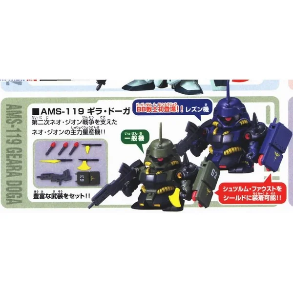 Bandai BB Char's Counterattack Set 4573102641120 (Plastic model) image 3 Bandai BB Char's Counterattack Set 4573102641120 (Plastic model) image 3