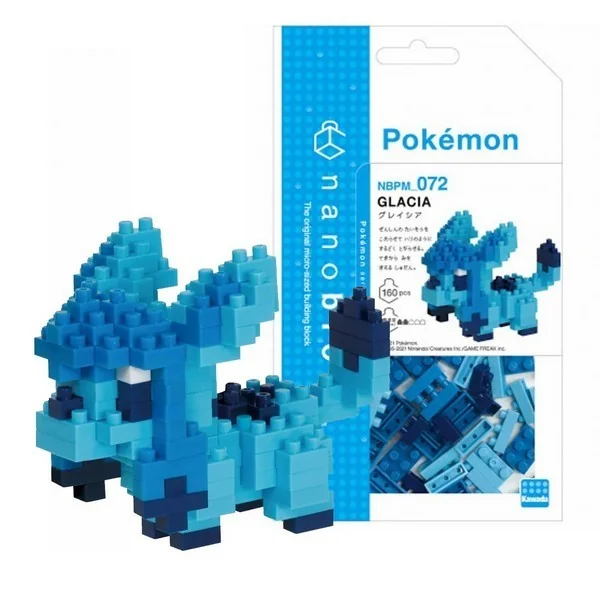 Kawada nanoblock NBPM_072 Glacia (Glaceon) 4972825220054 (นาโนบล็อค) image 3 Kawada nanoblock NBPM_072 Glacia (Glaceon) 4972825220054 (นาโนบล็อค) image 3