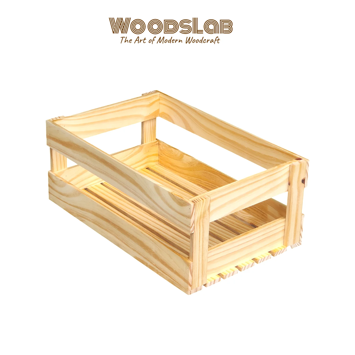 ลังไม้สน รุ่น LM2 – ลังไม้ใส่ผลไม้ กล่องไม้ใส่ของ ขนาด 30×50×19 cm