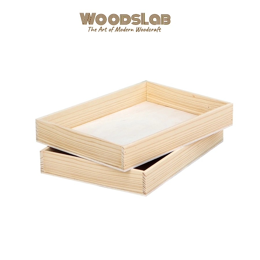 ถาดไม้สน รุ่น LM4A ถาดไม้เสิร์ฟ คาเฟ่ สไตล์มินิมอล