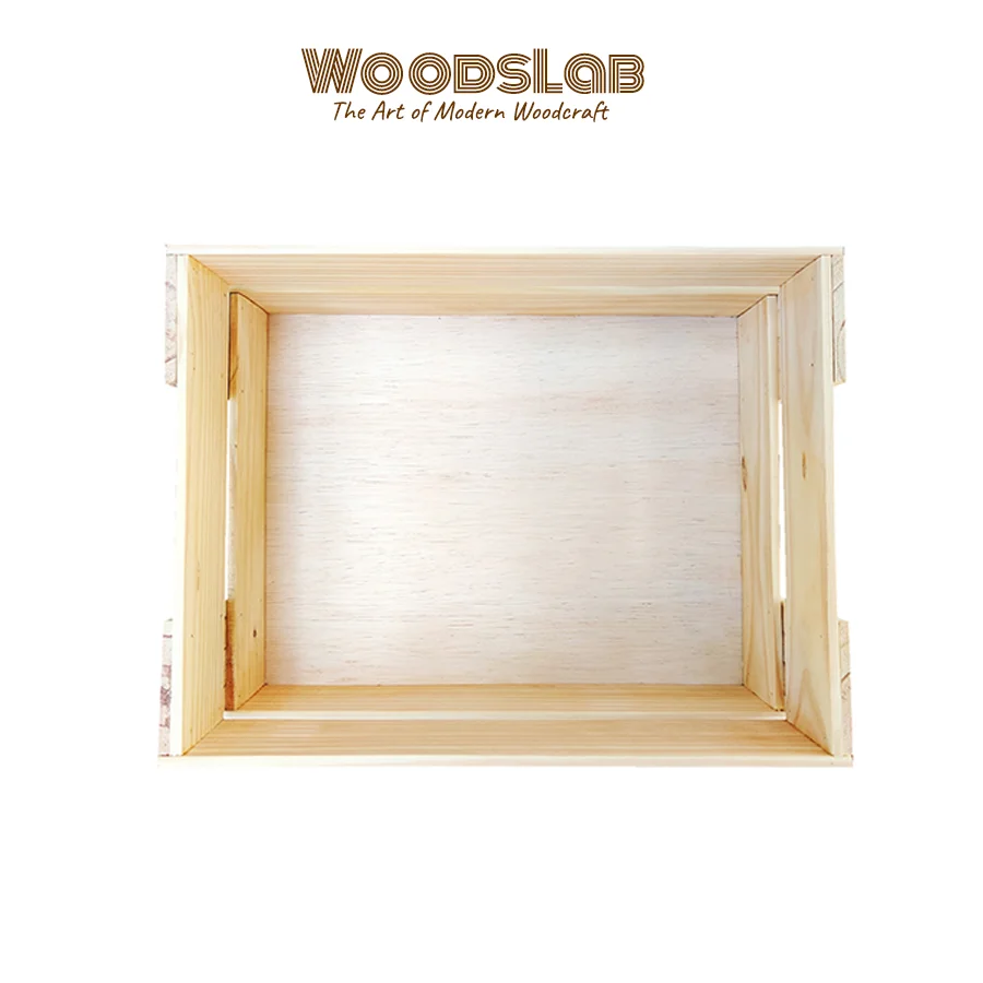 ลังไม้สนแท้ รุ่น LM3 ลังไม้พรีเมียม เก็บของ ตกแต่งร้าน คาเฟ่