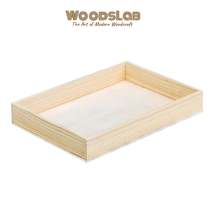 ถาดไม้สน รุ่น LM4A ถาดไม้เสิร์ฟ คาเฟ่ สไตล์มินิมอล