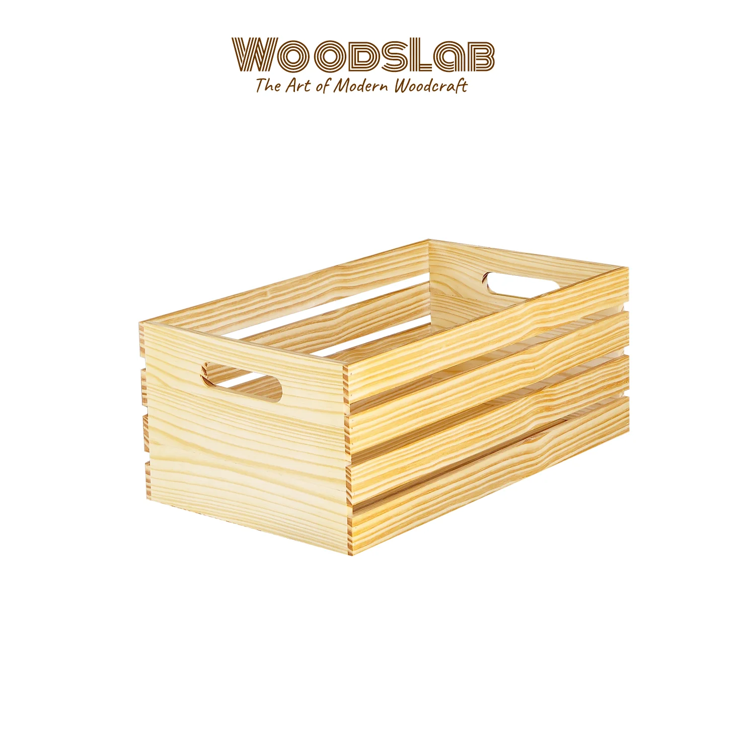 ลังไม้สน รุ่น LM6 | ลังไม้เปิดโล่ง ดีไซน์มินิมอล สำหรับจัดโชว์และตกแต่งบ้าน