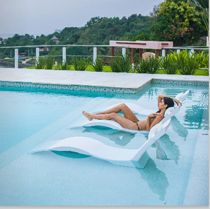 UV20 In Water Lounge Chairs Tanning Ledge Pool Chaise Lounger