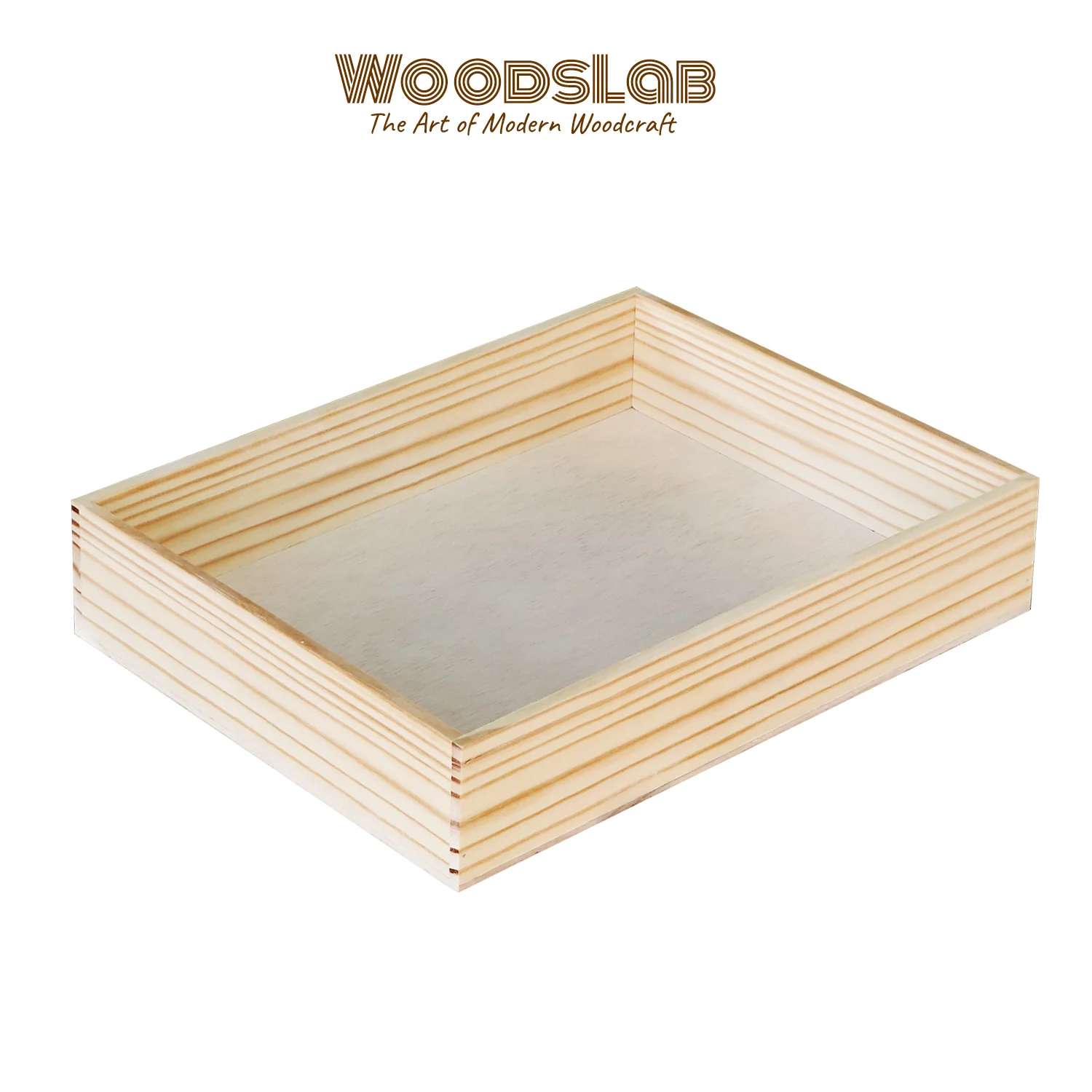 ถาดไม้สนแท้ รุ่น LM4 ถาดไม้ธรรมชาติ สำหรับตกแต่งบ้านและร้านกาแฟ