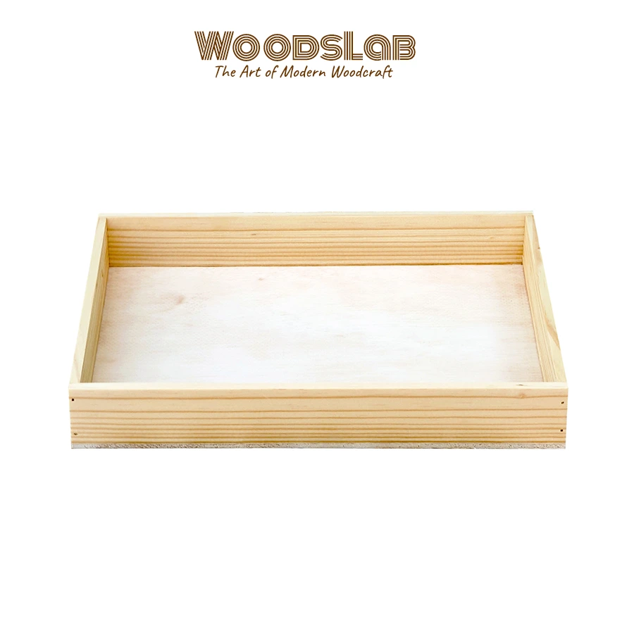 ถาดไม้สน รุ่น LM4A ถาดไม้เสิร์ฟ คาเฟ่ สไตล์มินิมอล