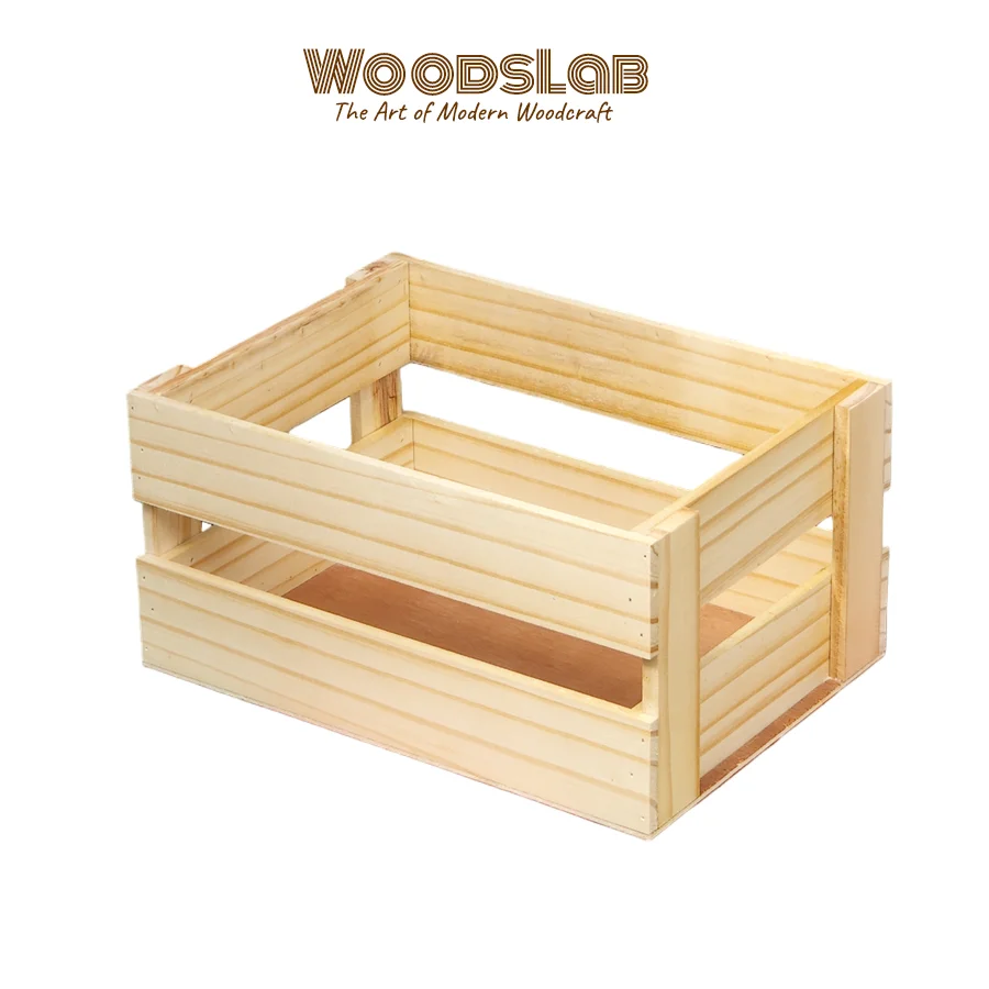 ลังไม้สนแท้ รุ่น LM3 ลังไม้พรีเมียม เก็บของ ตกแต่งร้าน คาเฟ่